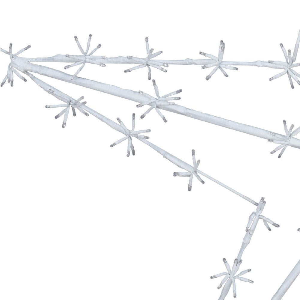 Christmas star with 400 LED lights for indoor and outdoor use