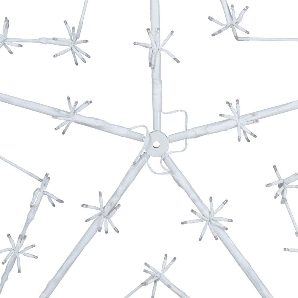 Christmas star with 400 LED lights for indoor and outdoor use