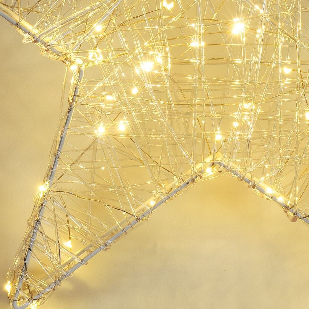 Christmas star with 50 LED lights - Unique Christmas decoration