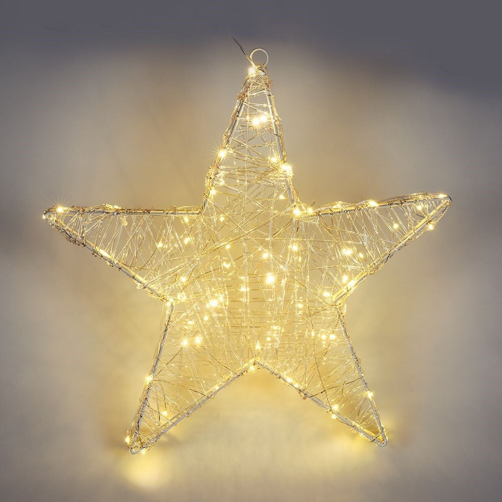 Christmas star with 50 LED lights - Unique Christmas decoration
