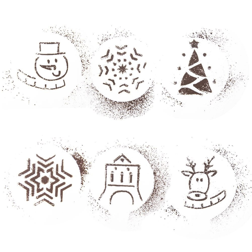 Christmas templates for coffee & dessert: create impressive designs