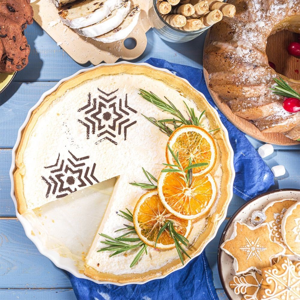 Christmas templates for coffee & dessert: create impressive designs