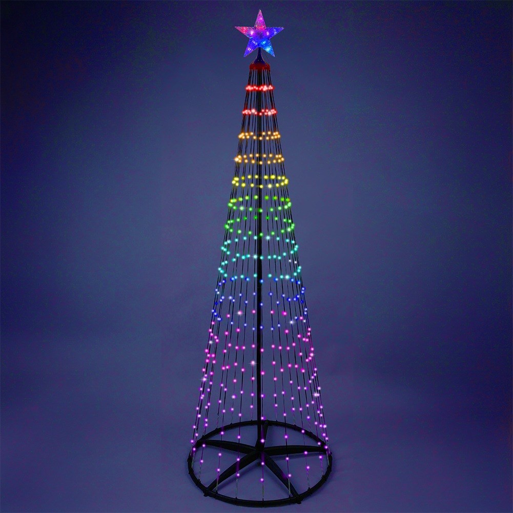 Christmas tree, 370 LED, 210 cm