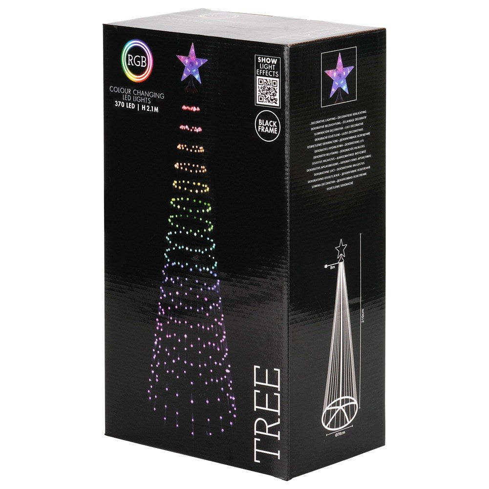 Christmas tree, 370 LED, 210 cm