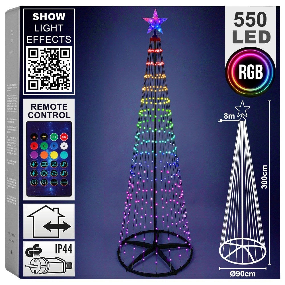 Christmas tree, 550 LED, 300 cm