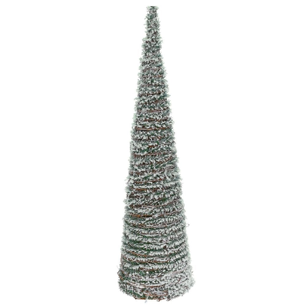 Christmas tree 80 cm with 40 LED lights and snow-covered effect