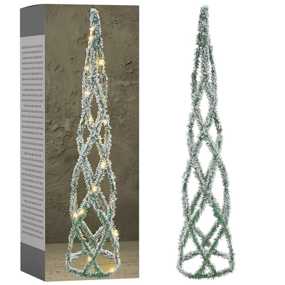 Christmas tree 84 cm with LED and Snow effect for Christmas atmosphere