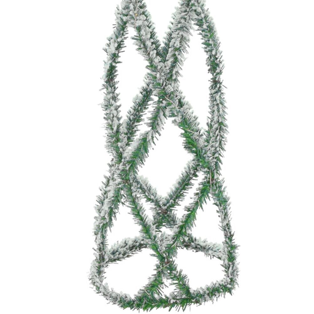 Christmas tree 84 cm with LED and Snow effect for Christmas atmosphere