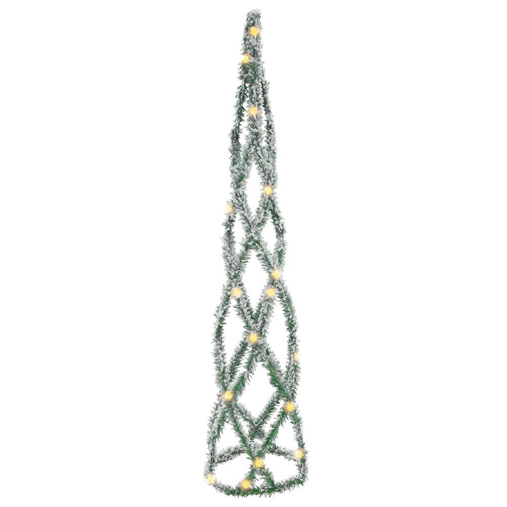 Christmas tree 84 cm with LED and Snow effect for Christmas atmosphere