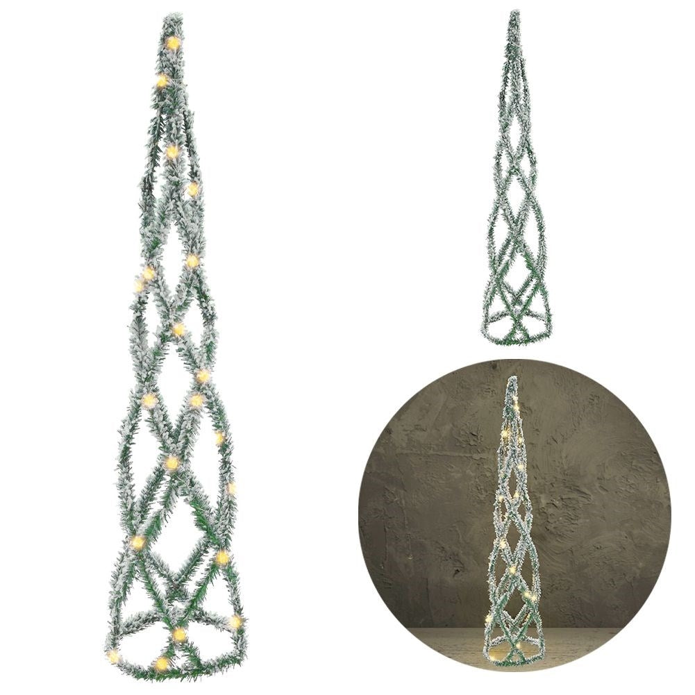 Christmas tree 84 cm with LED and Snow effect for Christmas atmosphere