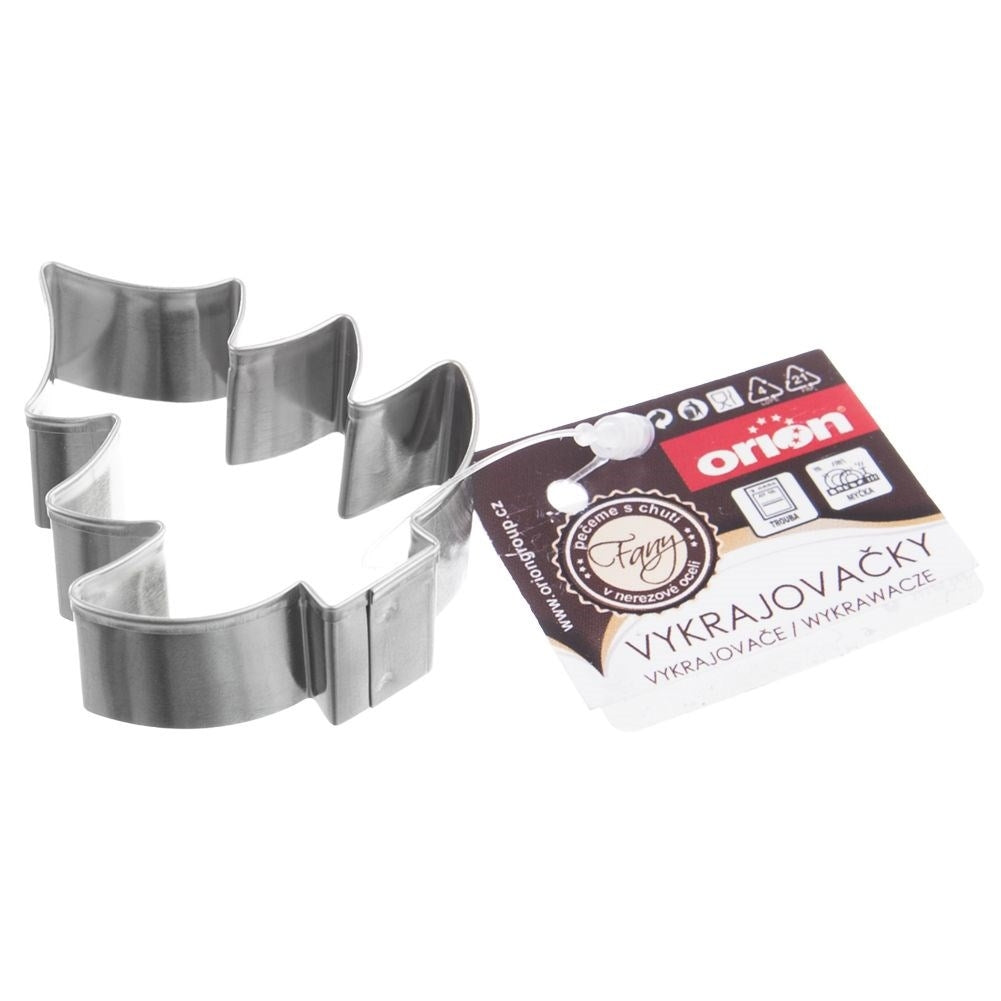 Christmas tree gingerbread tin, stainless steel, dishwasher safe