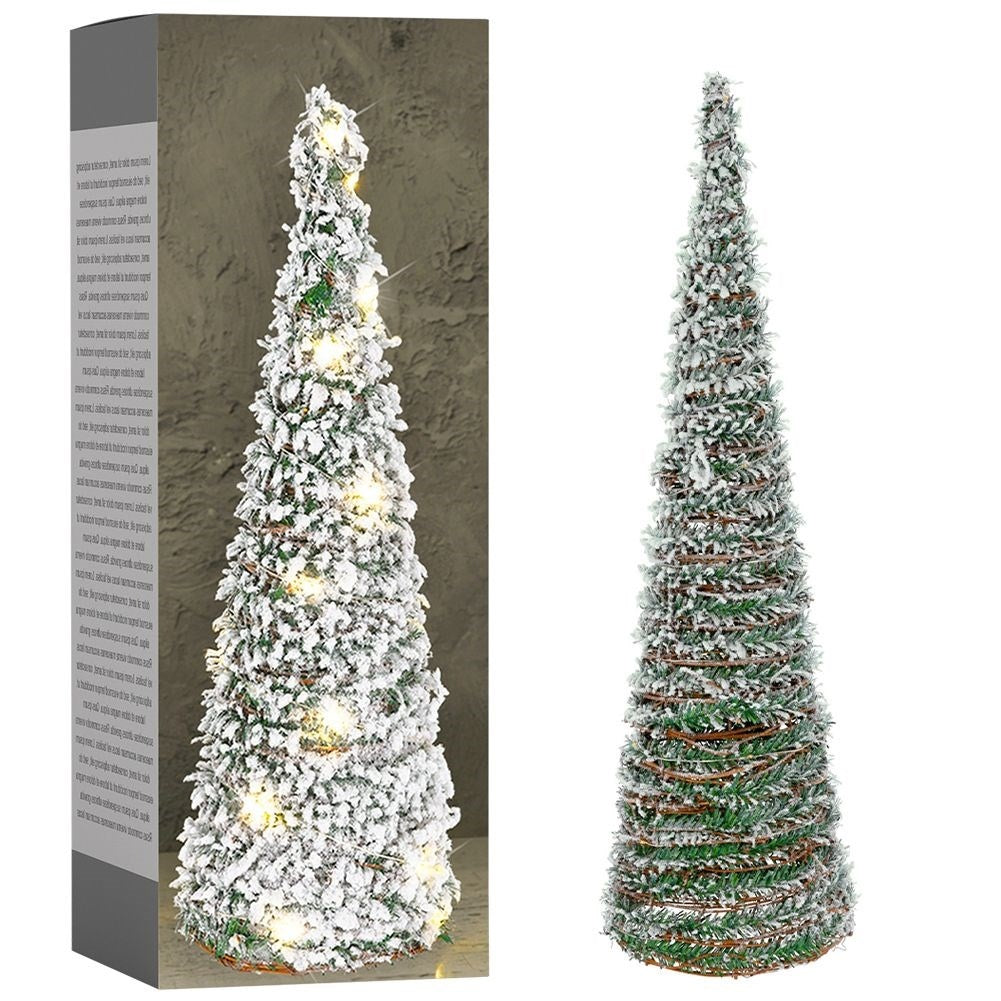Christmas tree in Cone Design - 60 cm with LED lighting