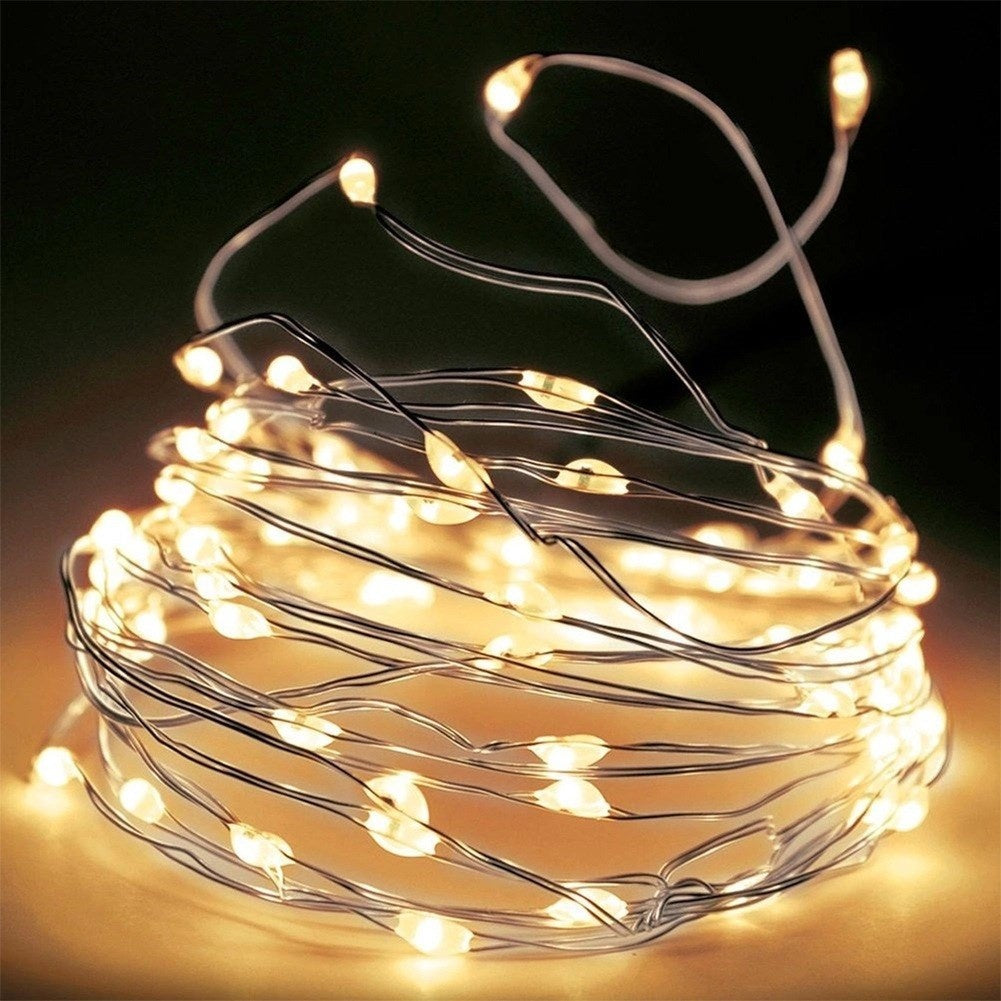Christmas tree lights wire 80 LED, 395 cm