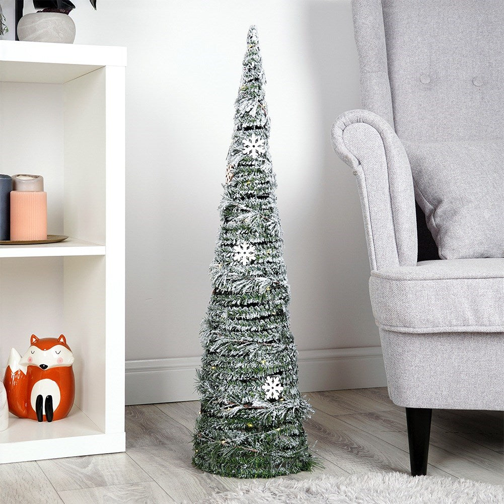 Christmas tree luminous cone green 40 LED 80 cm