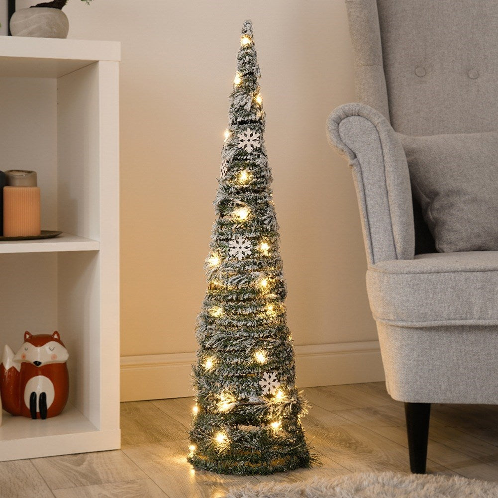 Christmas tree luminous cone green 40 LED 80 cm
