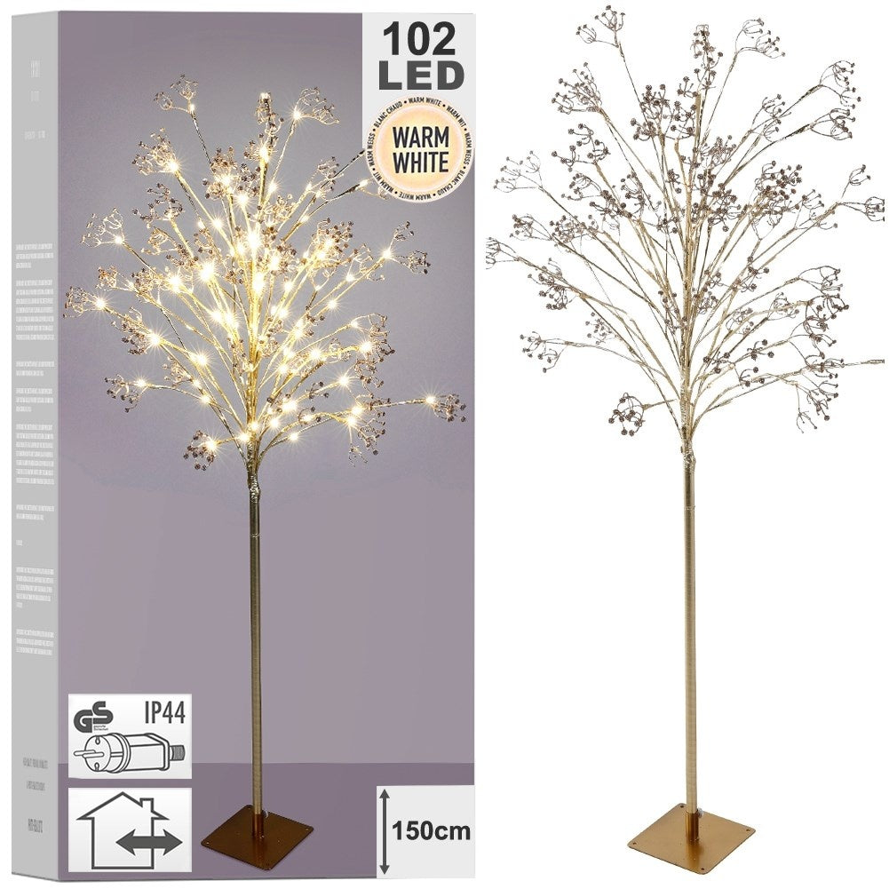 Christmas tree with 102 LED lights for indoor/outdoor use