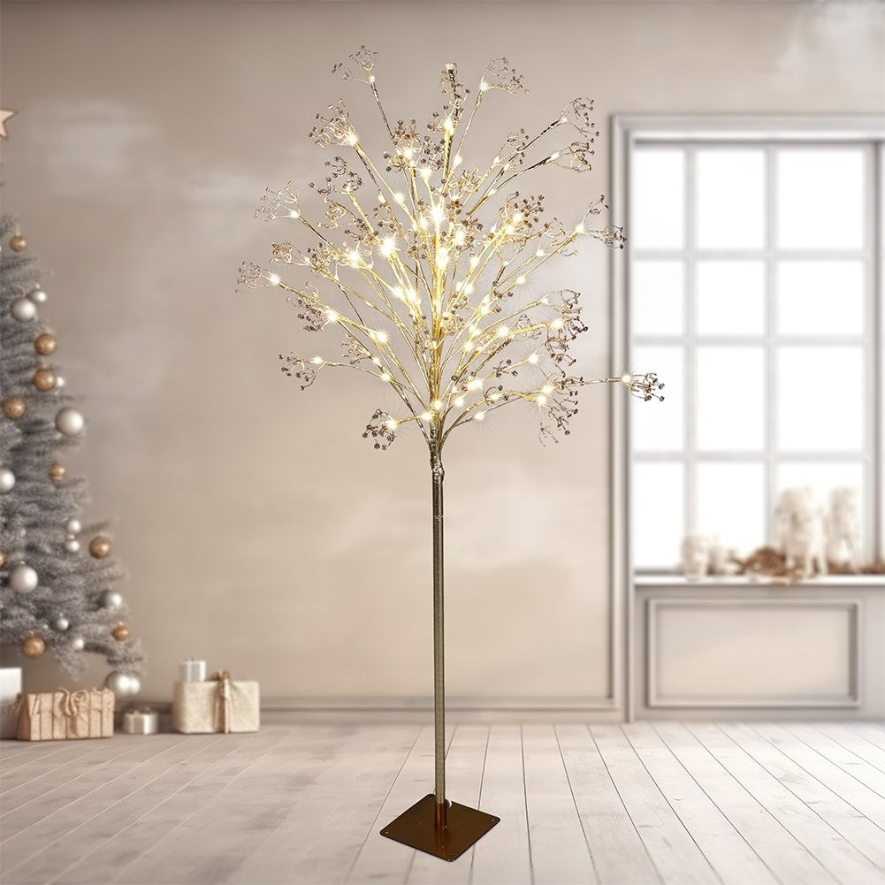 Christmas tree with 102 LED lights for indoor/outdoor use