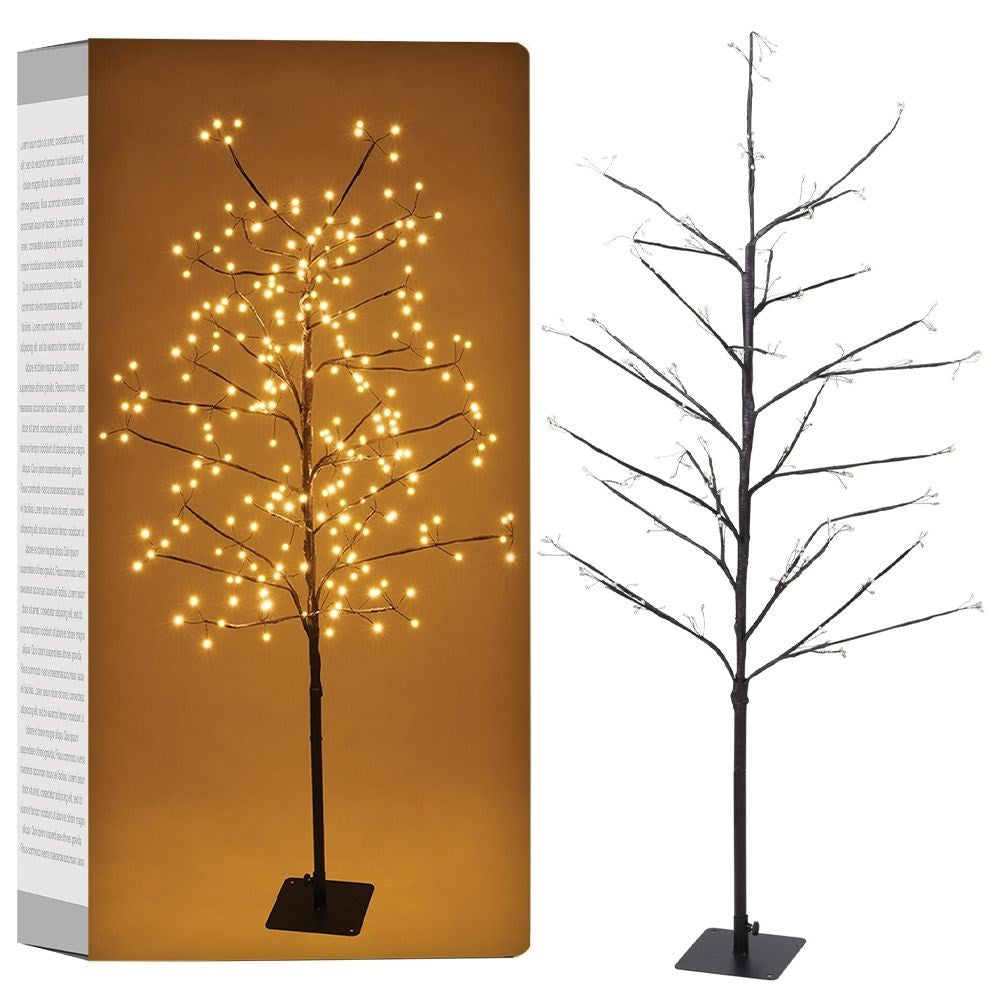 Christmas tree with 240 LED lights for indoor and outdoor use