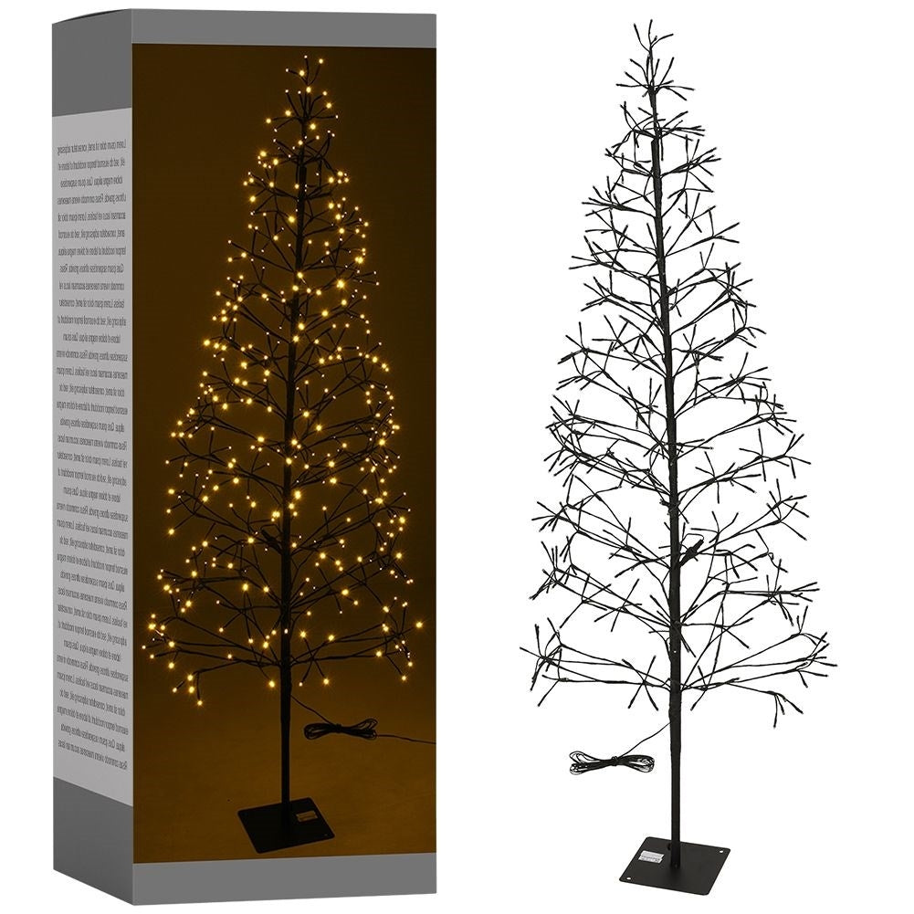 Christmas tree with 280 LED lights for indoor/outdoor use