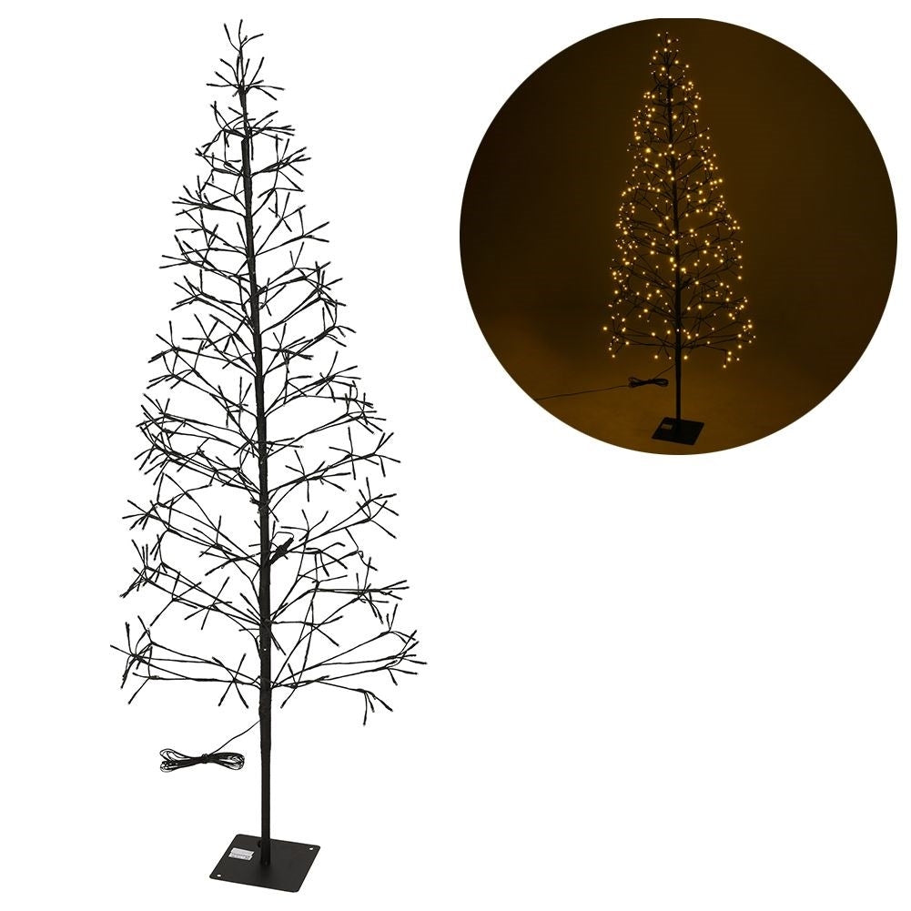 Christmas tree with 280 LED lights for indoor/outdoor use