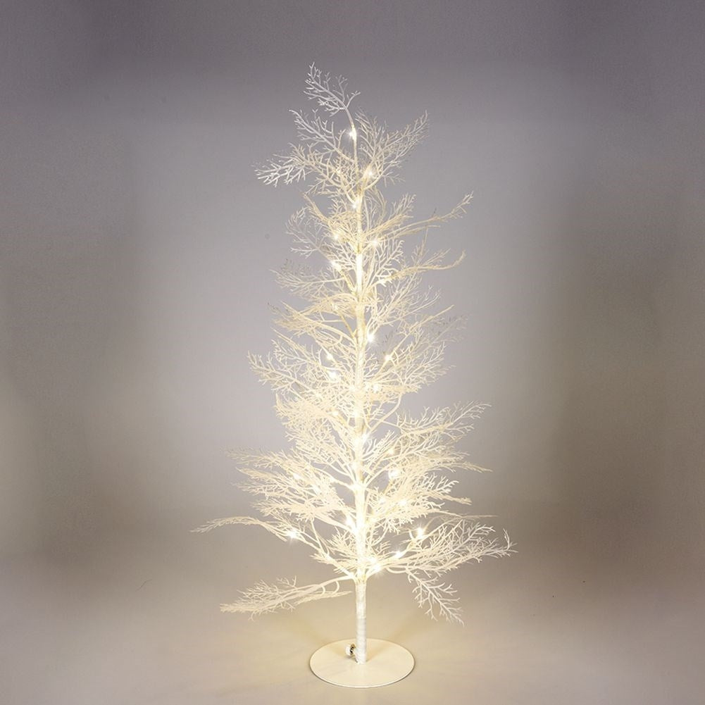 Christmas tree with 58 LED lights for indoor and outdoor use.