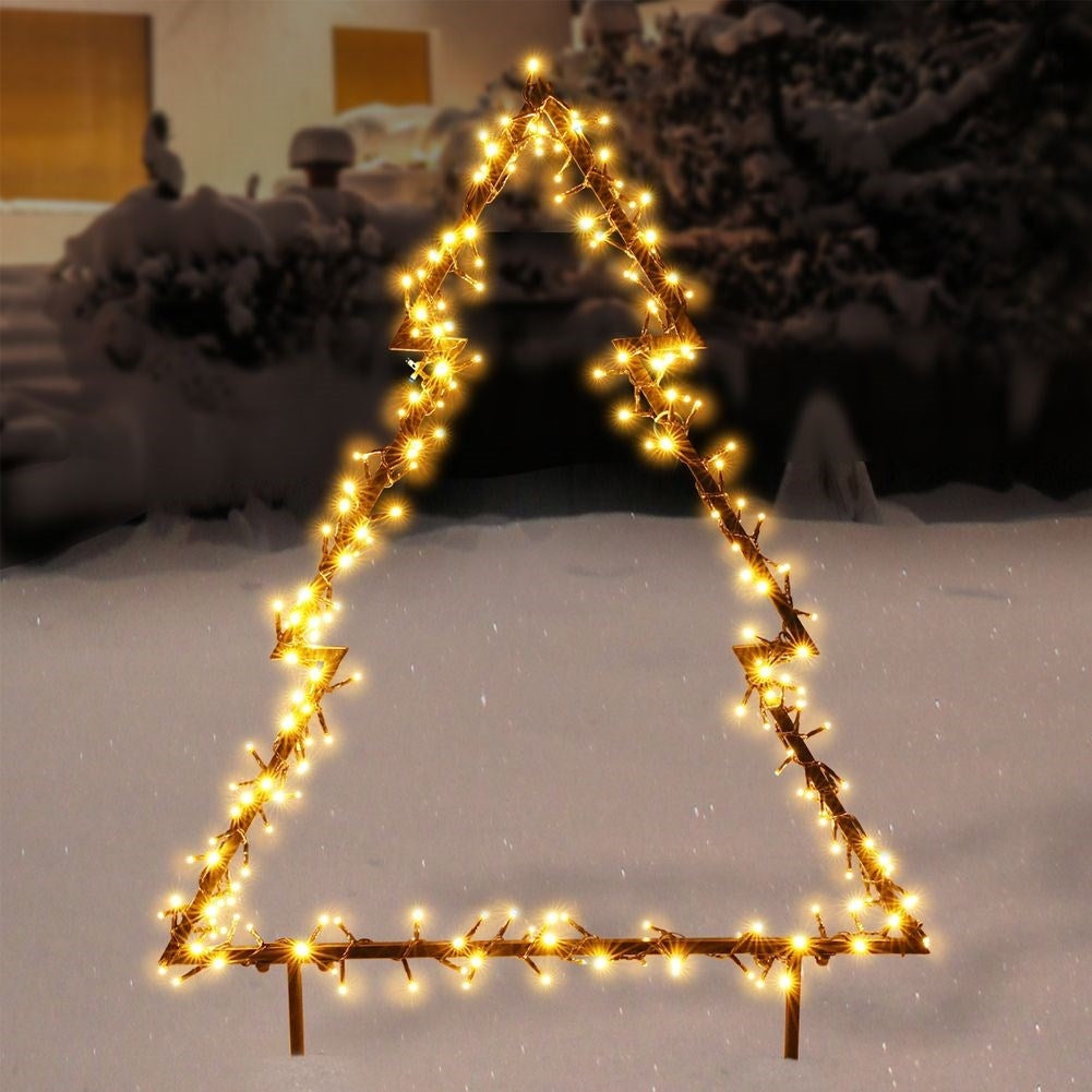Christmas tree with LED lighting for indoors and outdoors