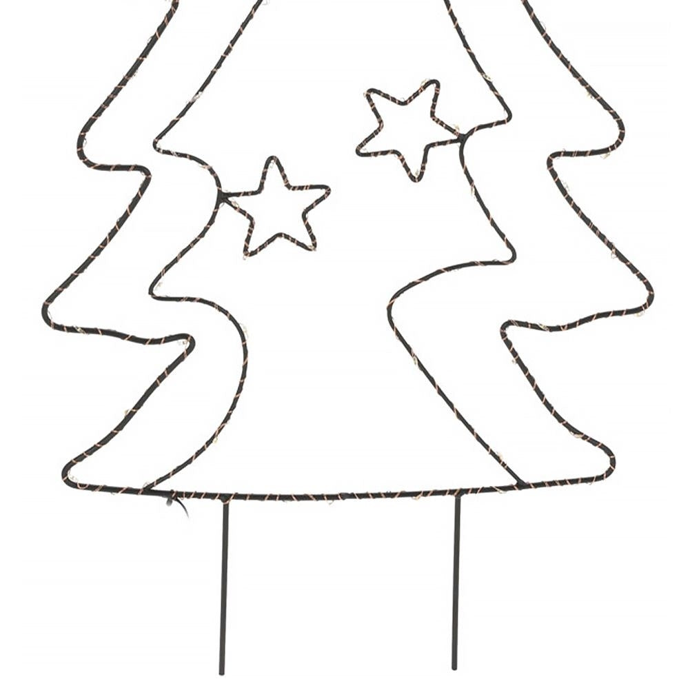 Christmas tree with LED lights for indoor and outdoor use