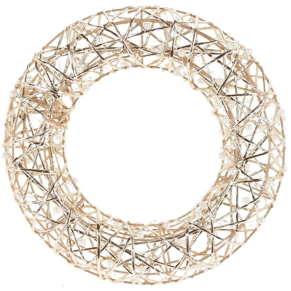 Christmas wreath with LED lights - 20 candles