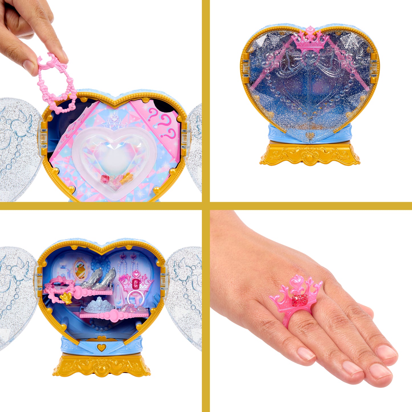 Cinderella Heart Wand with Doll and Accessories Set