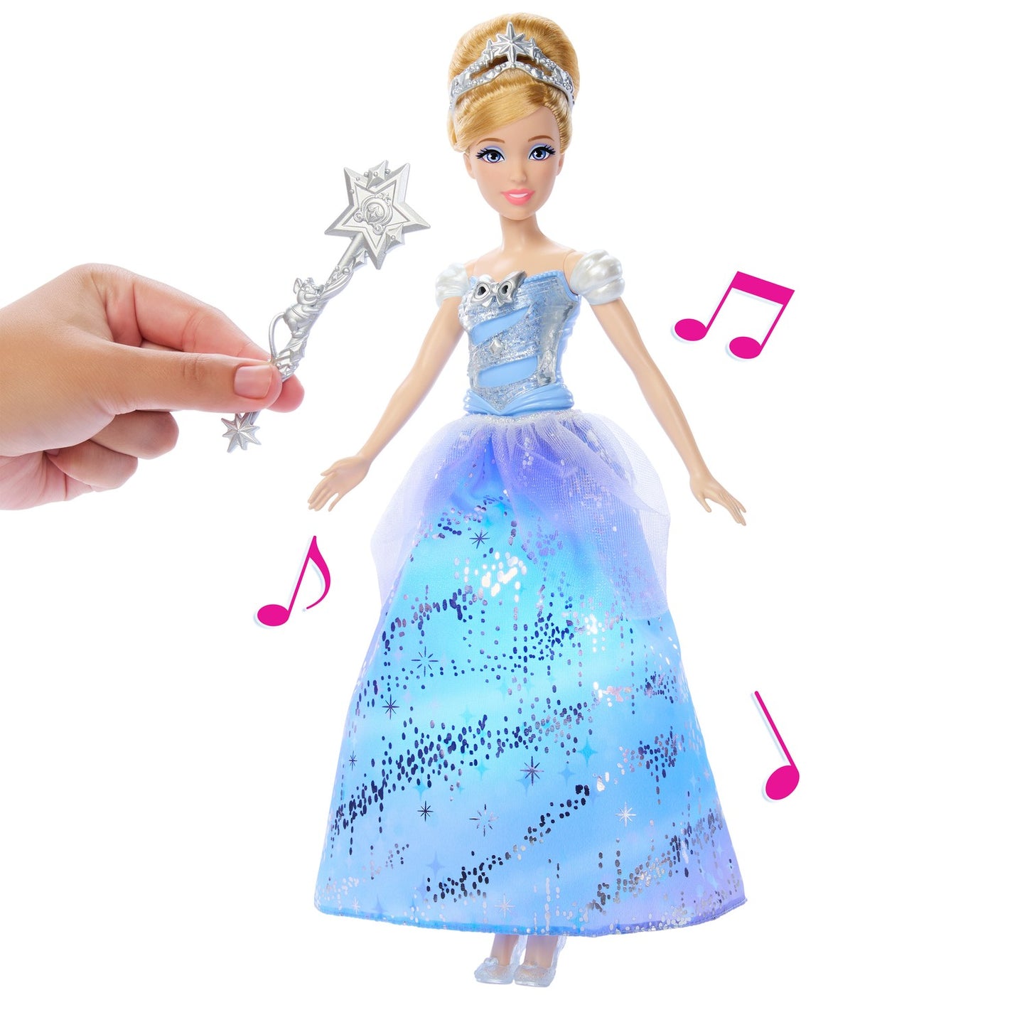 Cinderella Light-Up Doll with Wand and Sounds