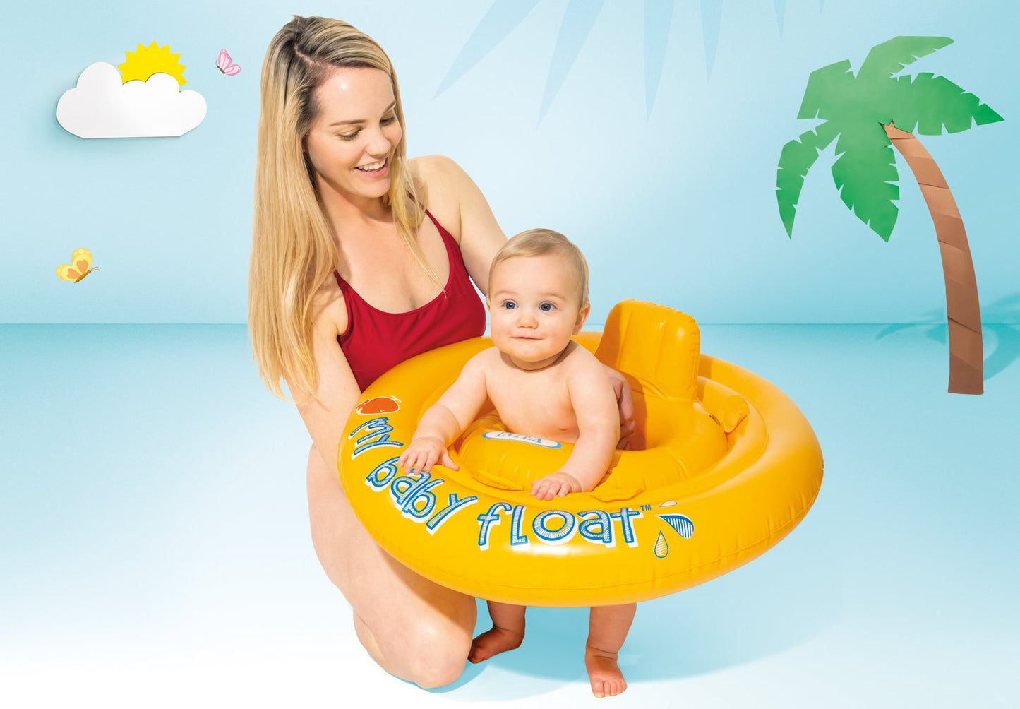 Circle for learning to swim Seat Backrest Intex 56585