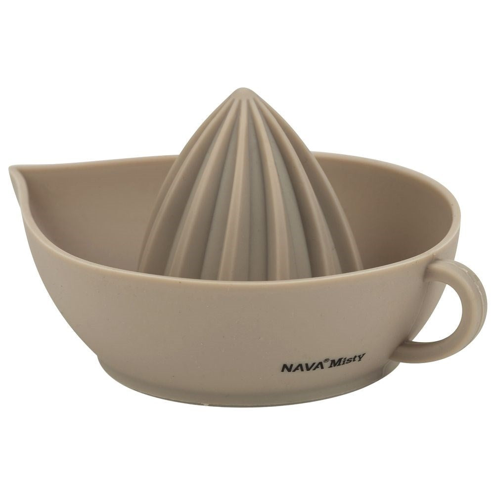 Citrus press with handle and spout