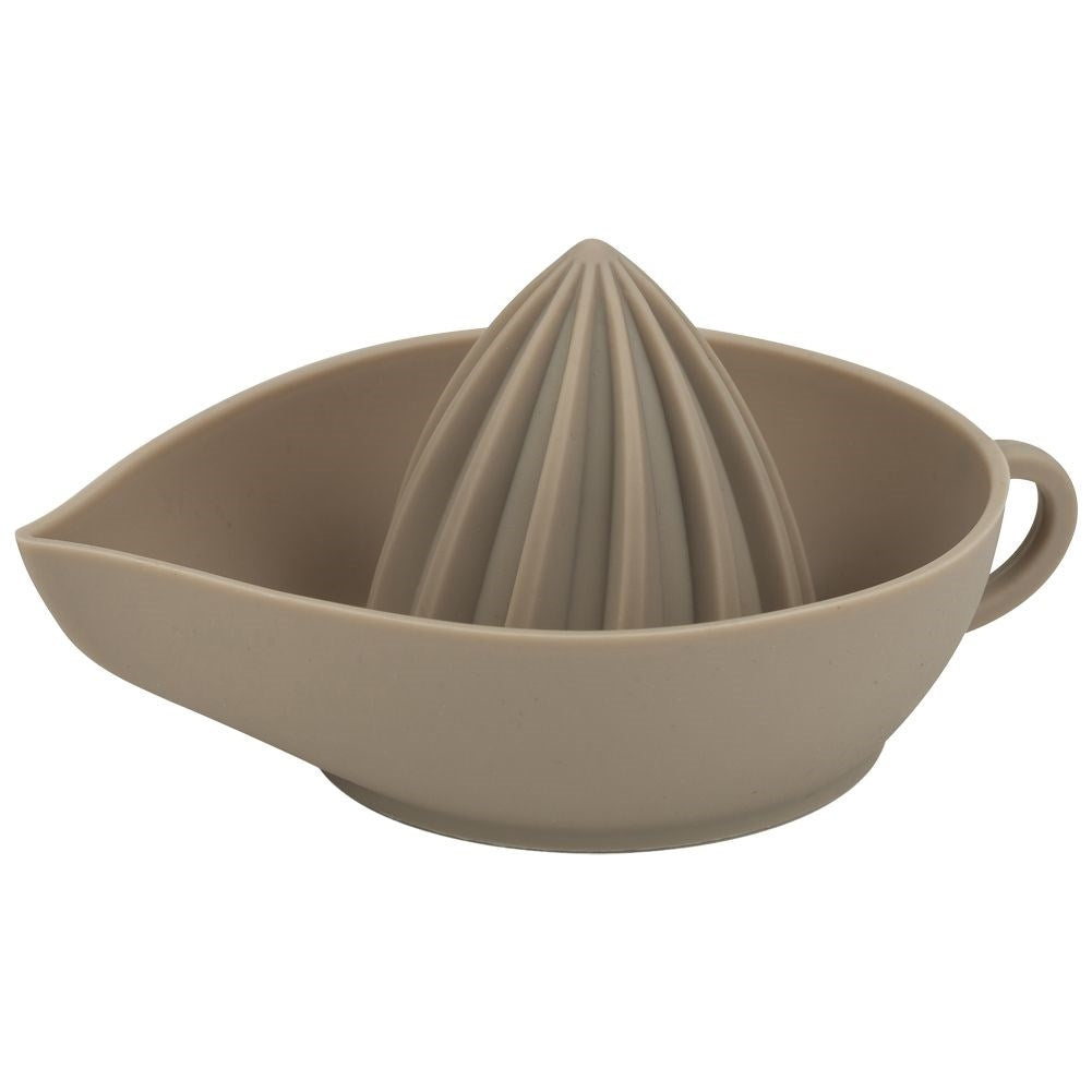 Citrus press with handle and spout