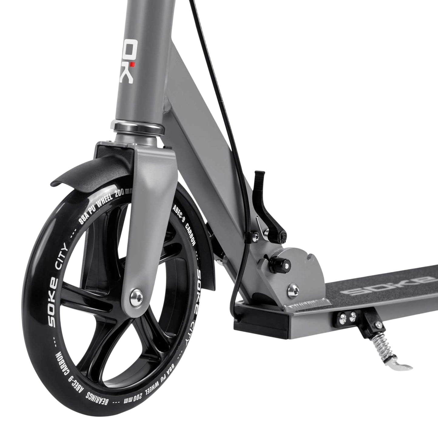 City Scooter with Adjustable Height and Folding Design