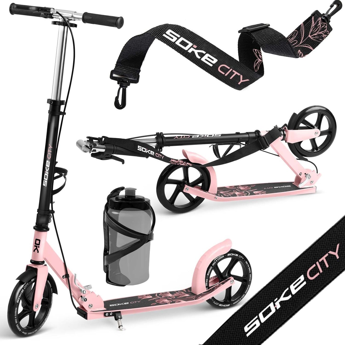 City scooter Soke Black/Pink