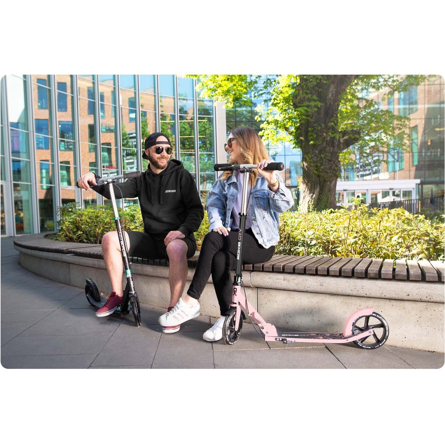 City scooter Soke Black/Pink