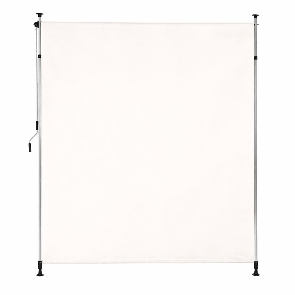 Clamp Awning with Crank, Adjustable Height, Beige