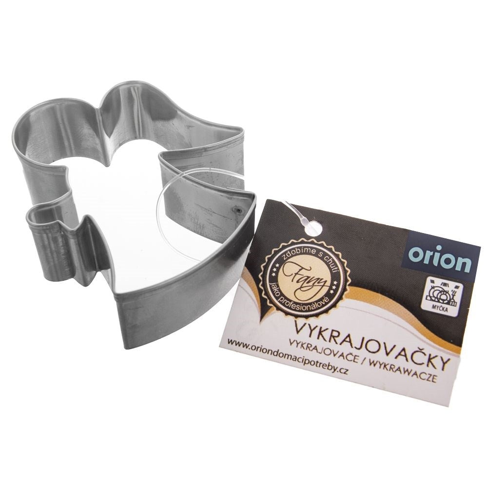 Classic Christmas gingerbread tin in stainless steel for gingerbread cookies