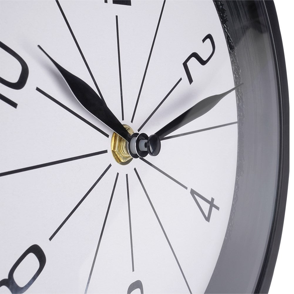 Classic Double Sided ClockThis elegant double-sided watch has a white dial with black hands and numbers. The clock is very easy to read and is perfect for both home and office.