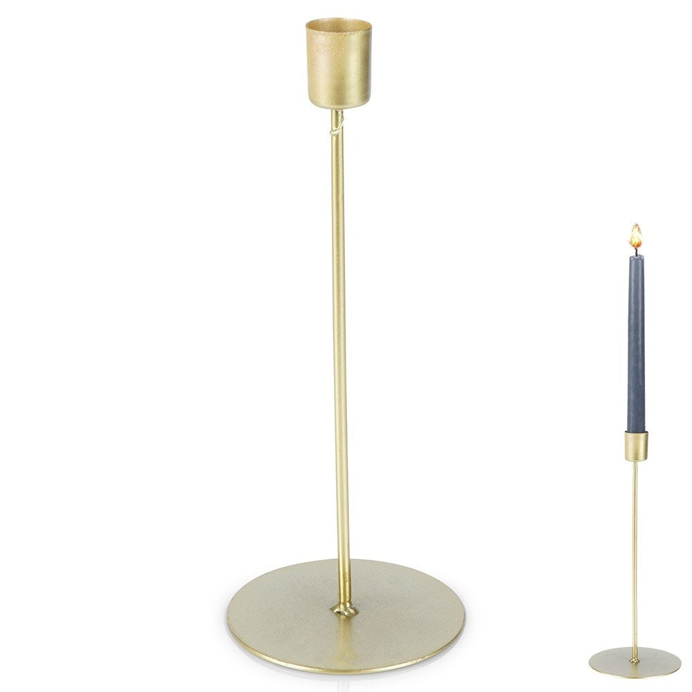 Classic Gold Candlestick for Long Candles