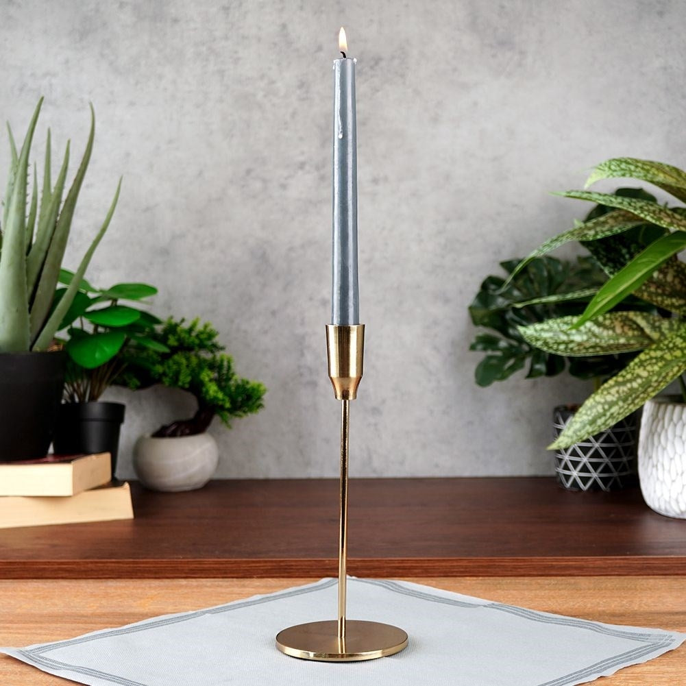 Classic Gold Candlestick for Long Candles