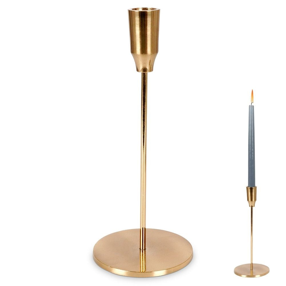 Classic Gold Candlestick for Long Candles