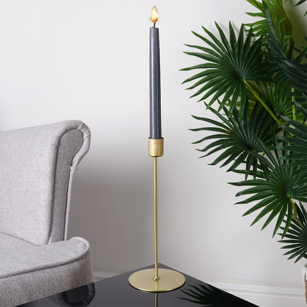 Classic Gold Candlestick for Long Candles
