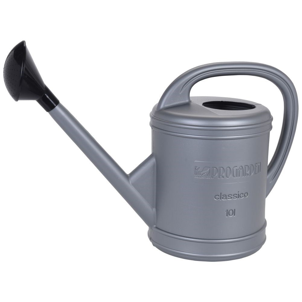 Classic Gray Water Jug - 10 Liter, Durable Plastic