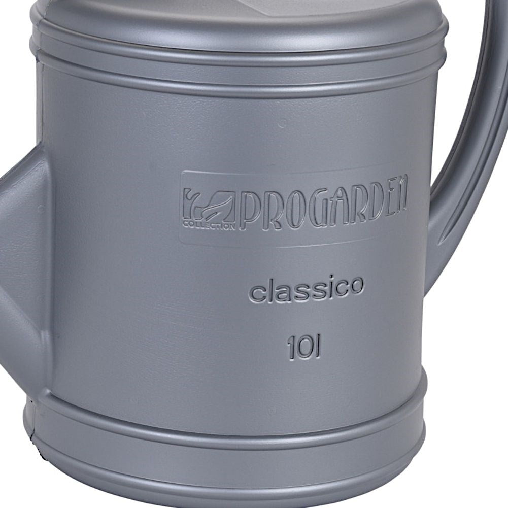 Classic Gray Water Jug - 10 Liter, Durable Plastic