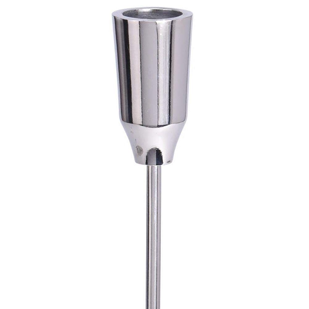 Classic Silver Candlestick for Long Candles