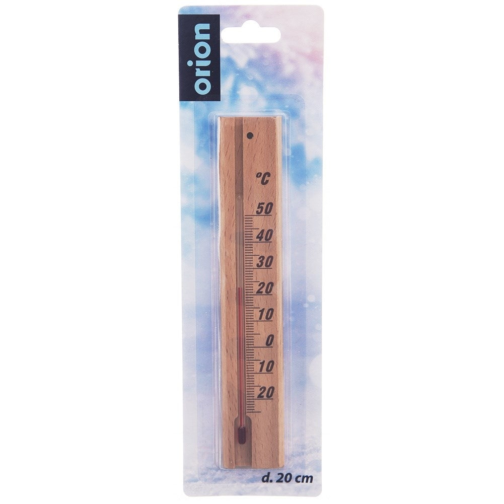 Classic Wooden Thermometer for Indoor and Outdoor Temperature