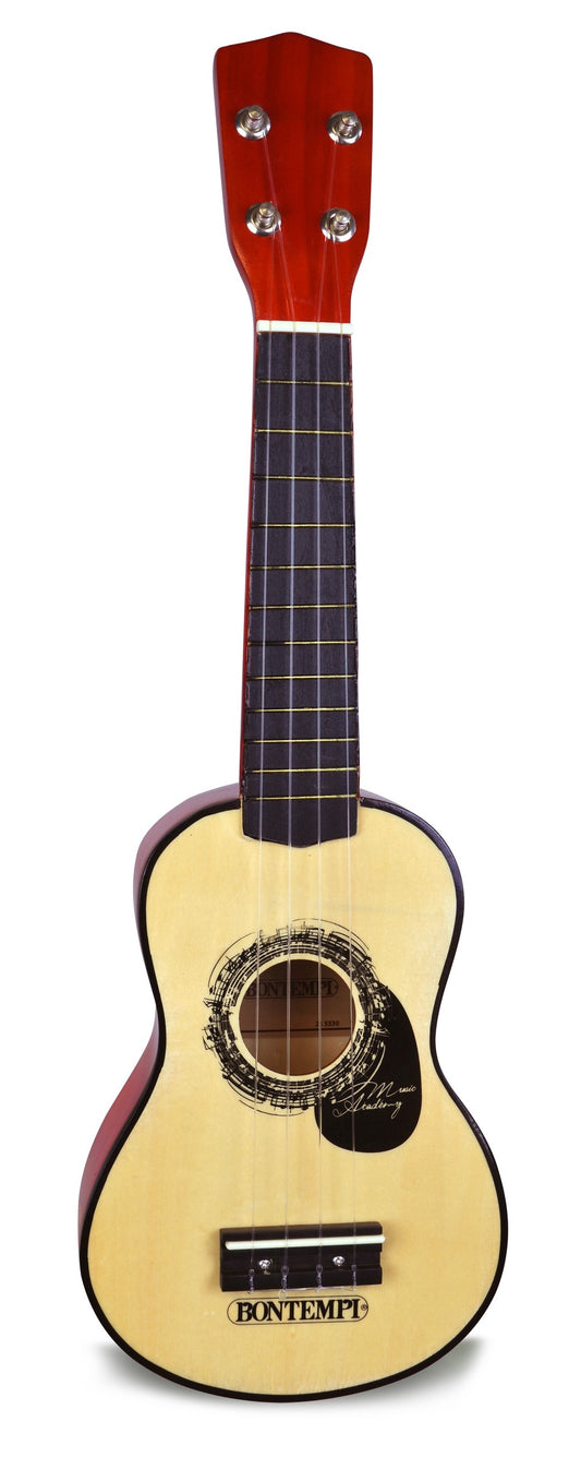 Classical Wooden Ukulele 53 cm with Plectrum & Guide