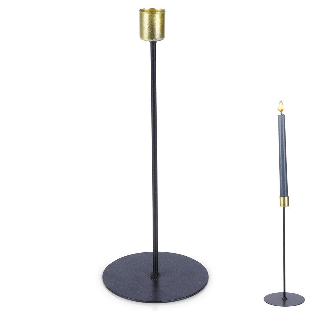 Classic candlestick in gold and black - Second sort