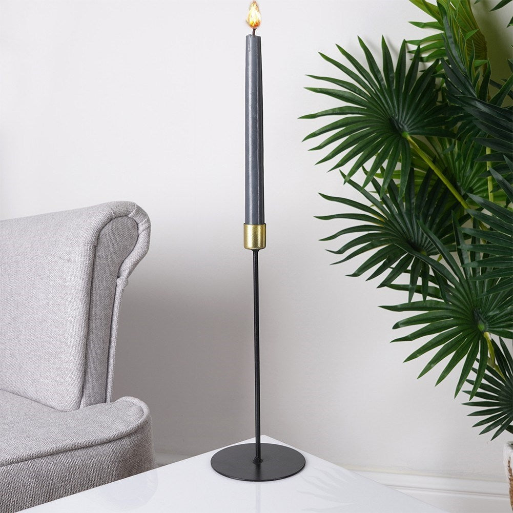 Classic candlestick in gold and black - Second sort